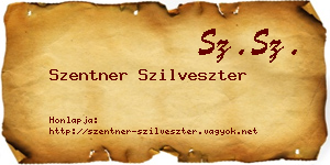 Szentner Szilveszter névjegykártya
